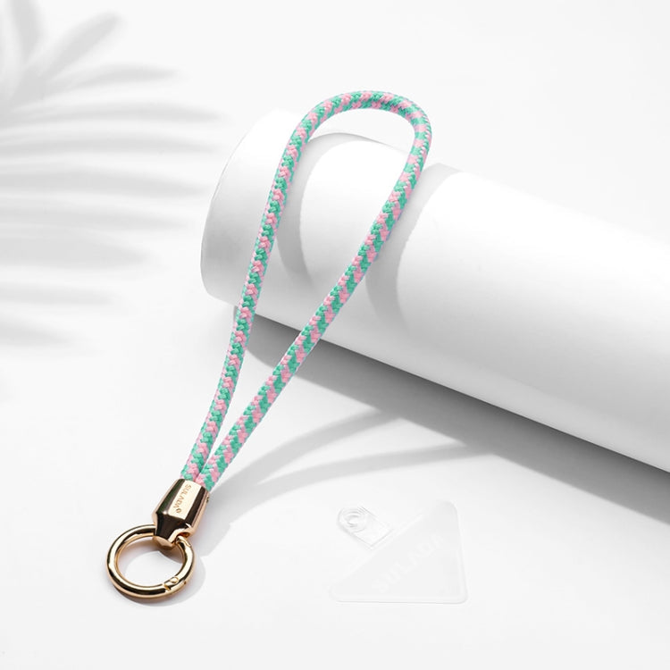 SULADA Universal Phone Wrist Lanyard Bracelet (Pink Green)