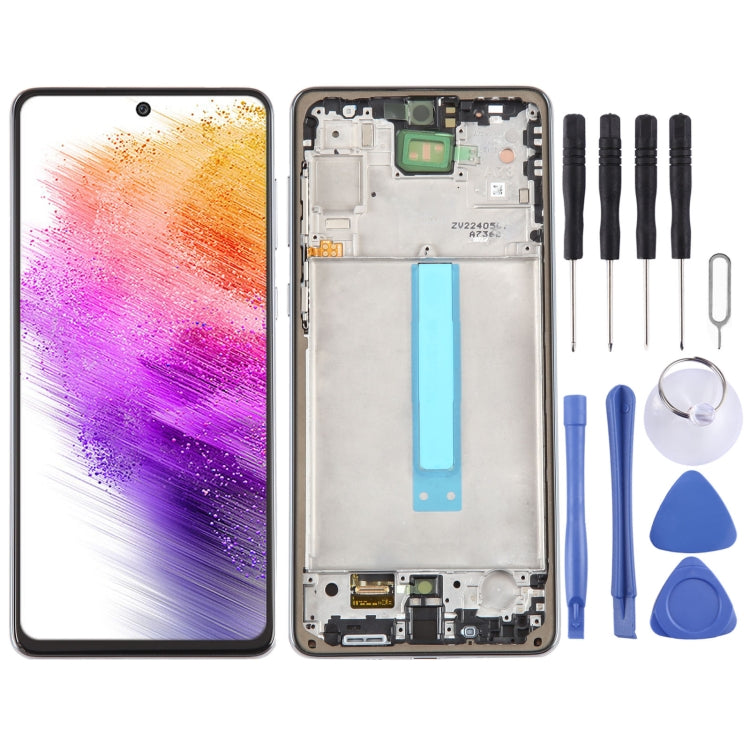 Samsung Galaxy A73 5G OLED LCD Screen with Frame