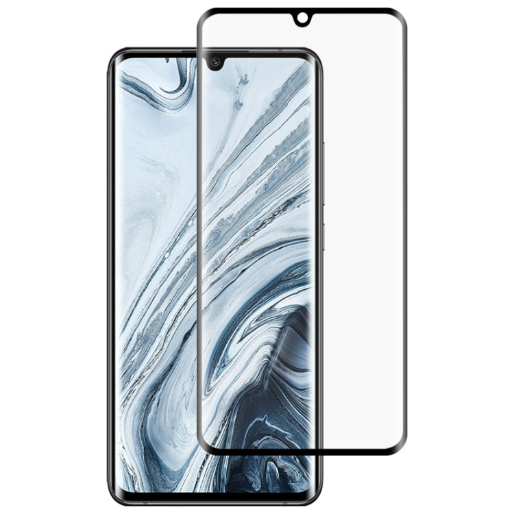 3D Curved Edge Full Screen Tempered Glass Film for Xiaomi Mi Note 10 - Black