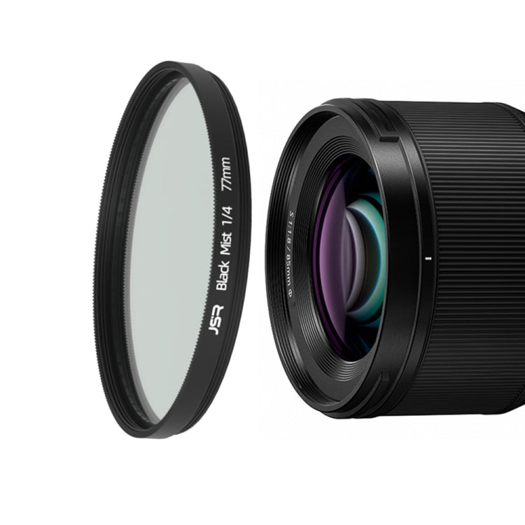 JSR 77mm Black Mist Camera Lens Filter (1/4 Strength)