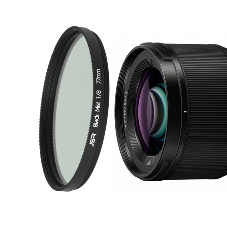 JSR Black Mist Filter Camera Lens Filter, 77mm Diameter