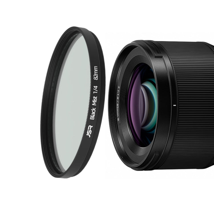 JSR Black Mist Filter Camera Lens Filter, 82mm Size (1/4 Filter)