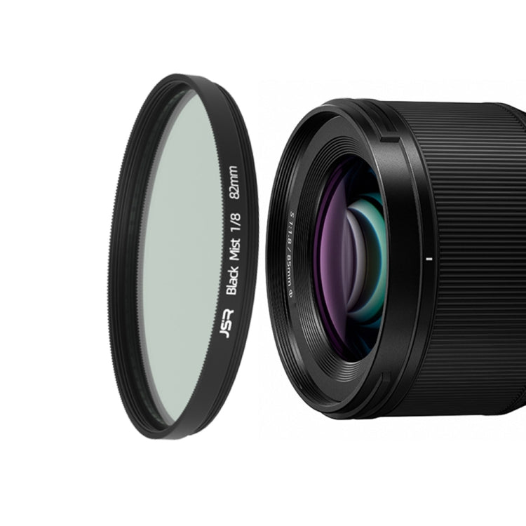 JSR Black Mist Filter Camera Lens, 82mm, 1/8 Filter