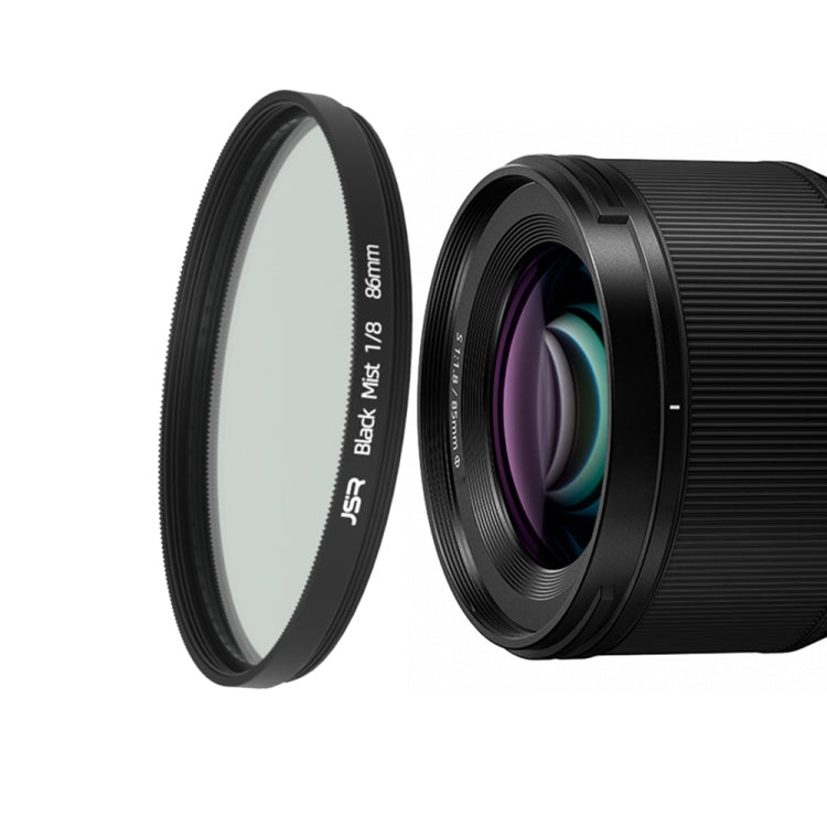 JSR Black Mist Filter Camera Lens, 86mm Size, 1/8 Filter
