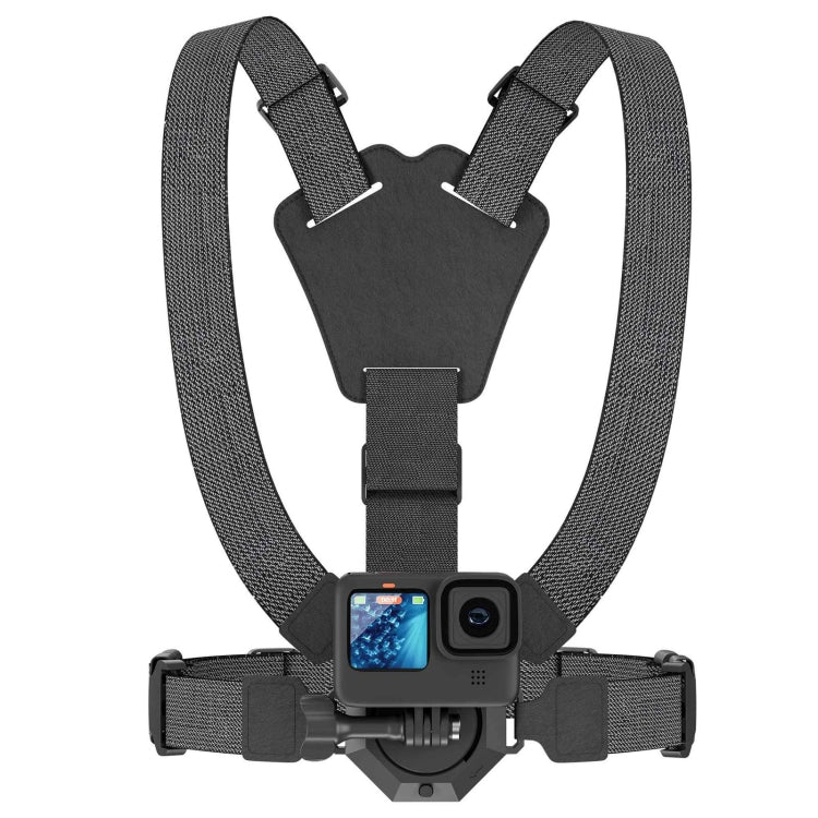 STARTRC POV View Magnetic Quick Release Action Camera Chest Strap (Black)
