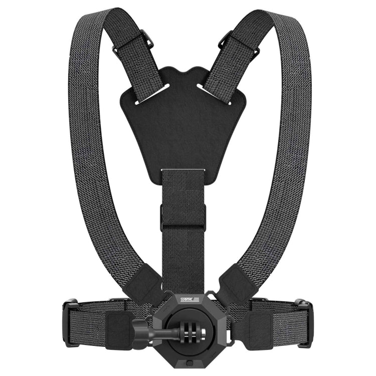STARTRC POV View Magnetic Quick Release Action Camera Chest Strap (Black)