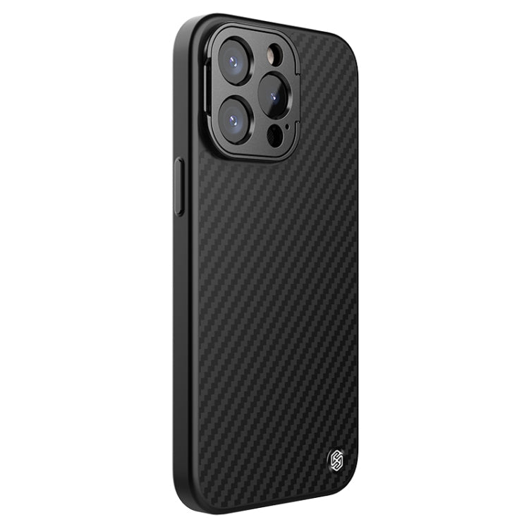 NILLKIN Aramid Fiber MagSafe Magnetic Phone Case for iPhone 14 Pro (Black)