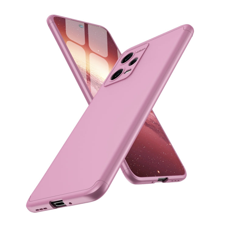 Xiaomi Redmi Note 12 5G Rose Gold Three-Stage Splicing PC Phone Case