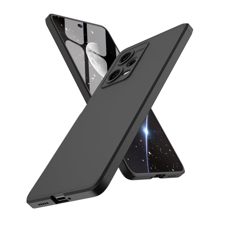 Xiaomi Redmi Note 12 Pro 5G GKK Three Stage Splicing Full Coverage PC Phone Case (Black)