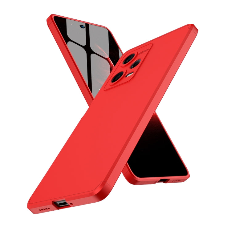 Xiaomi Redmi Note 12 Pro 5G GKK Three Stage Splicing Full Coverage PC Phone Case (Red)