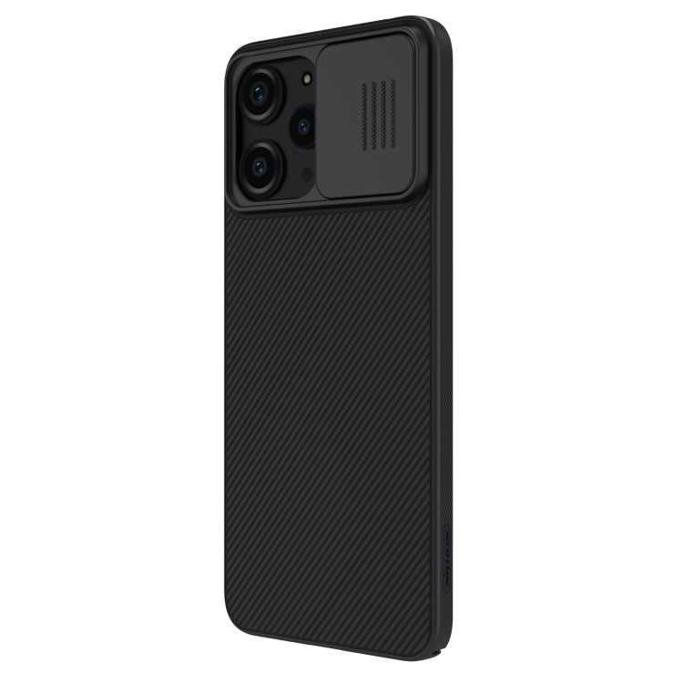 NILLKIN Black Mirror Series Camshield PC Phone Case for Xiaomi Redmi 12 4G / Note 12R 5G (Black)