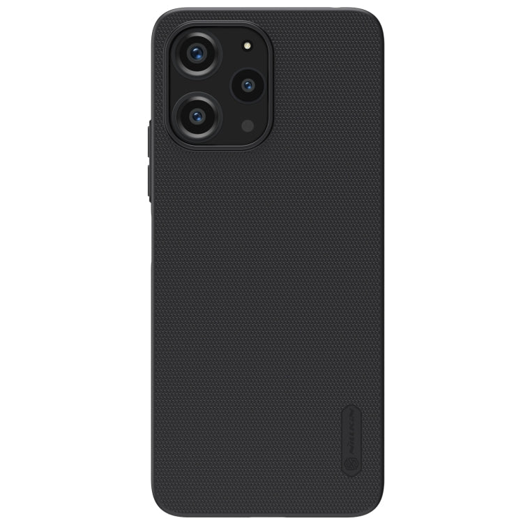 NILLKIN Frosted Shield Pro PC + TPU Phone Case for Xiaomi Redmi 12 4G / Note 12R 5G (Black)