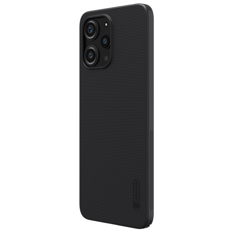 NILLKIN Frosted Shield Pro PC + TPU Phone Case for Xiaomi Redmi 12 4G / Note 12R 5G (Black)
