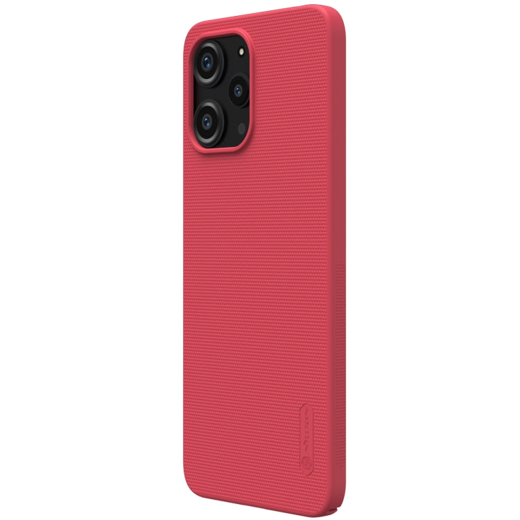 NILLKIN Frosted Shield Pro PC + TPU Phone Case for Xiaomi Redmi 12 4G / Note 12R 5G (Red)