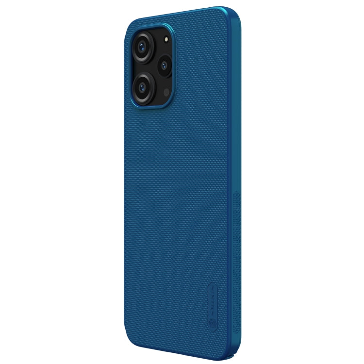 NILLKIN Frosted Shield Pro PC + TPU Phone Case for Xiaomi Redmi 12 4G / Note 12R 5G (Blue)
