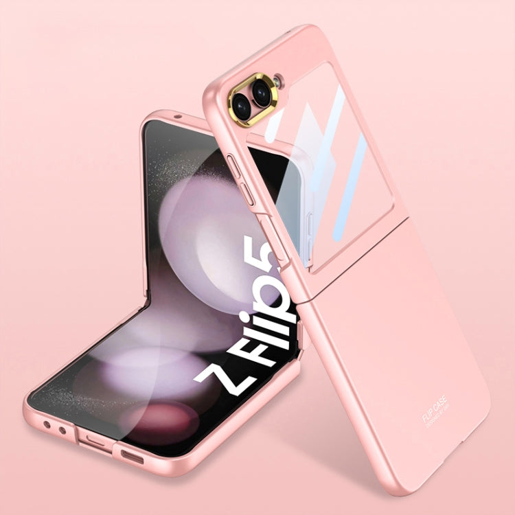 GKK Pink Ultra-Thin Electroplating Phone Case for Samsung Galaxy Z Flip5