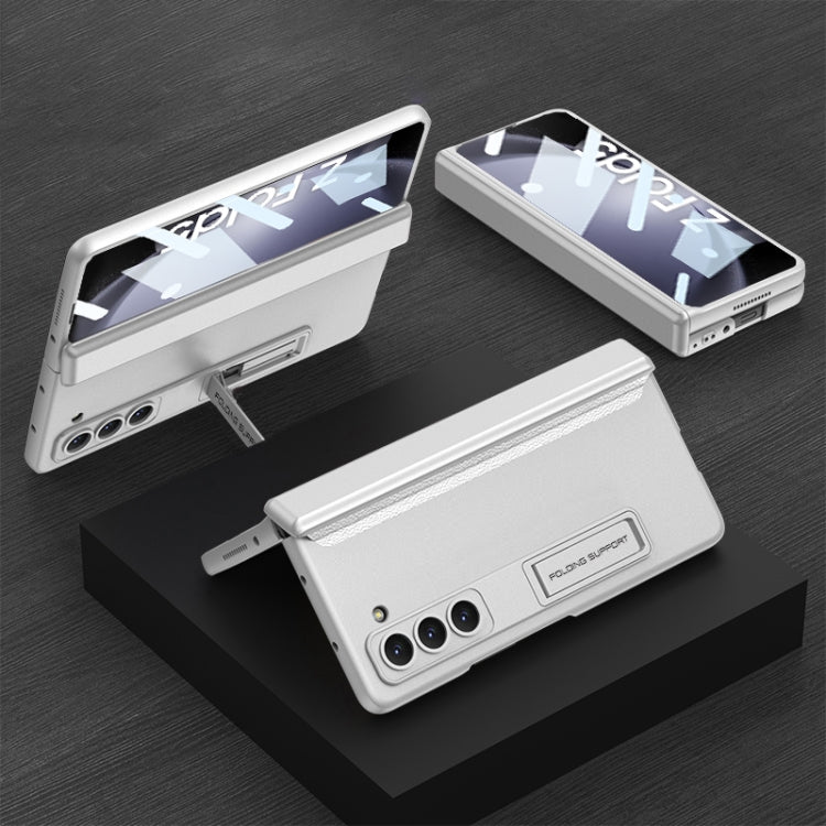 Silver GKK Integrated Magnetic Full Coverage Folding Phone Case for Samsung Galaxy Z Fold5