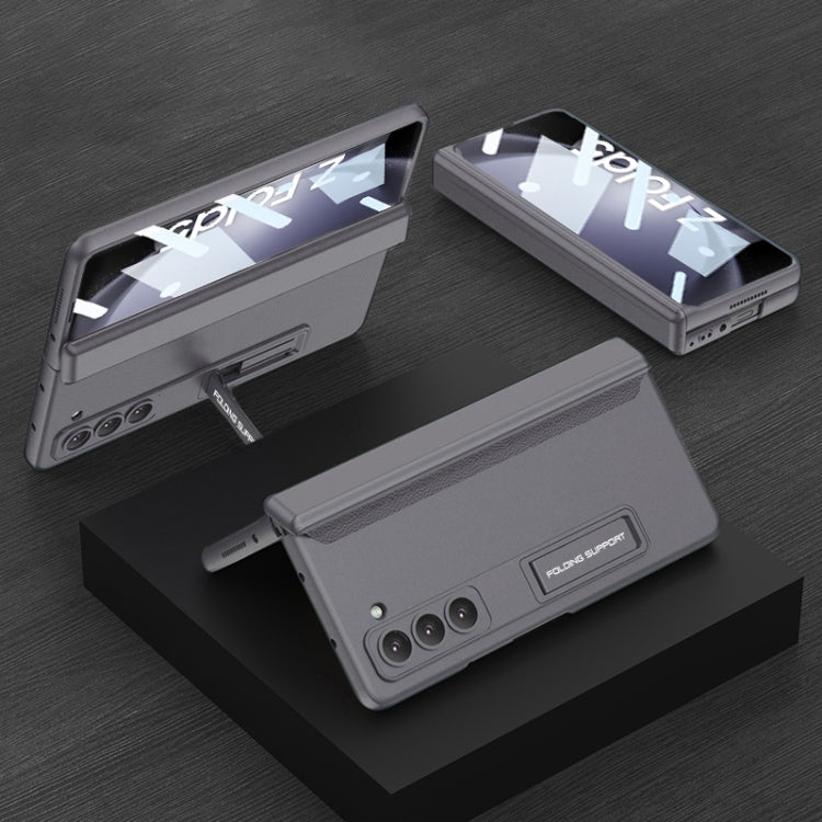 Samsung Galaxy Z Fold5 GKK Magnetic Grey Phone Case with Full Coverage