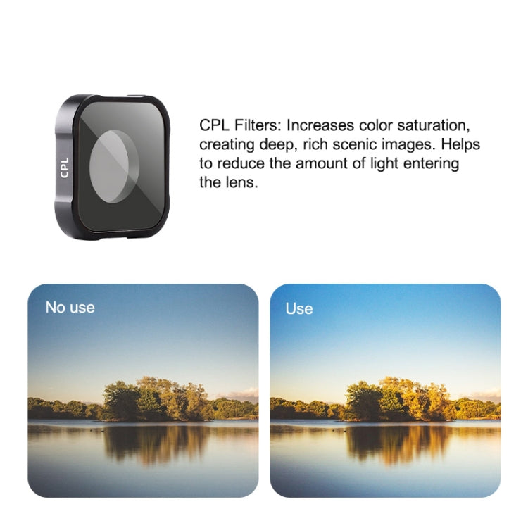 CPL Filter for GoPro Cameras