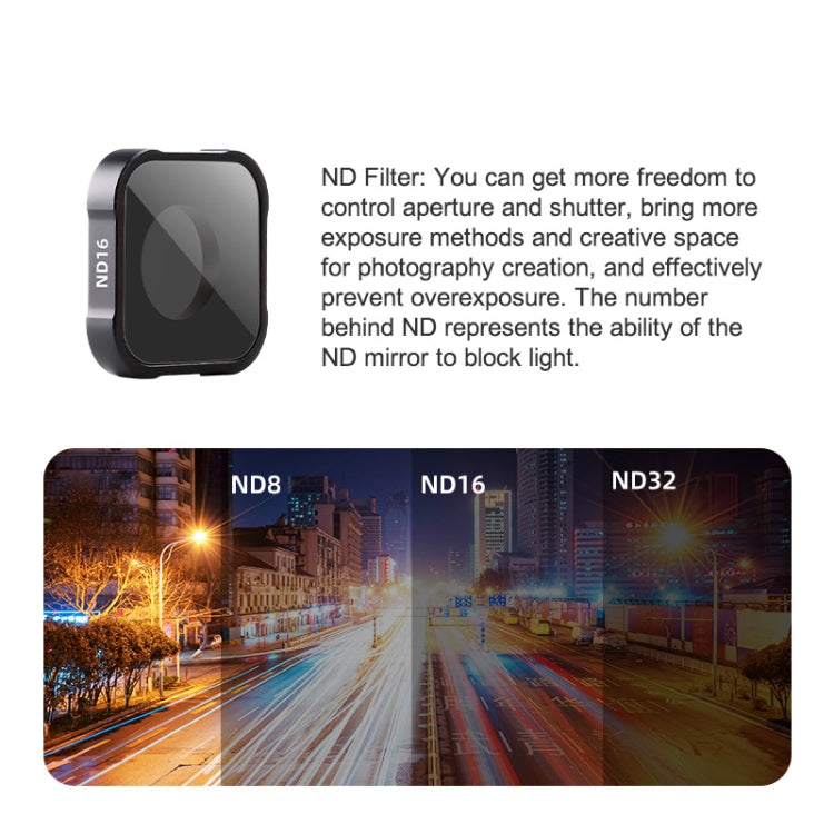 GoPro Hero11 Black Camera Lens Filter ND16