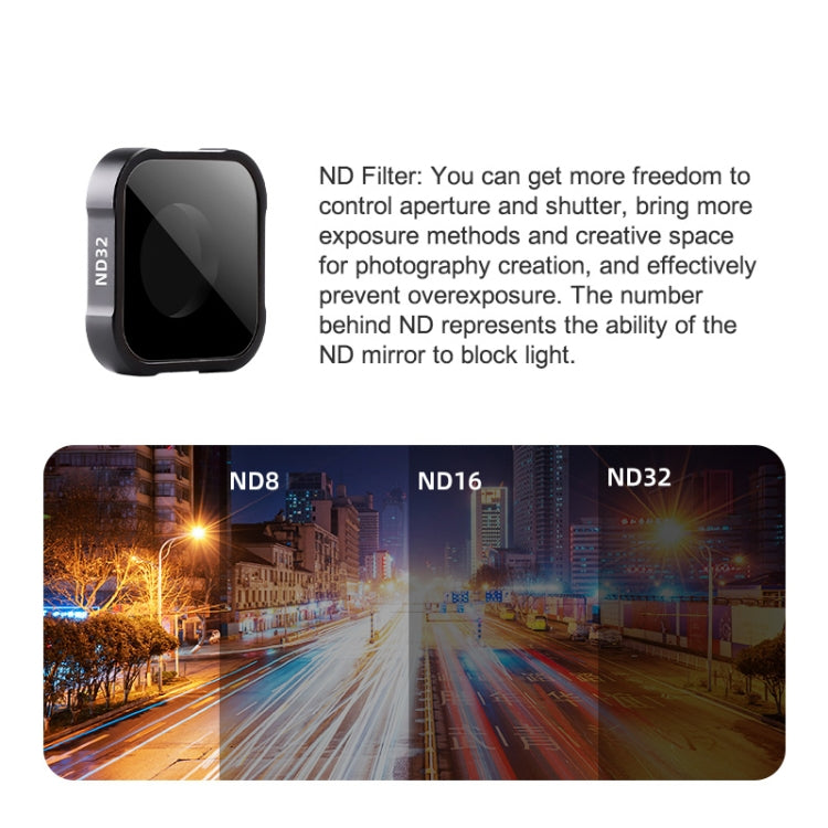 ND32 Filter for GoPro Hero11 Black / Hero11 Black mini / HERO10 Black / HERO9 Black Action Camera Lens