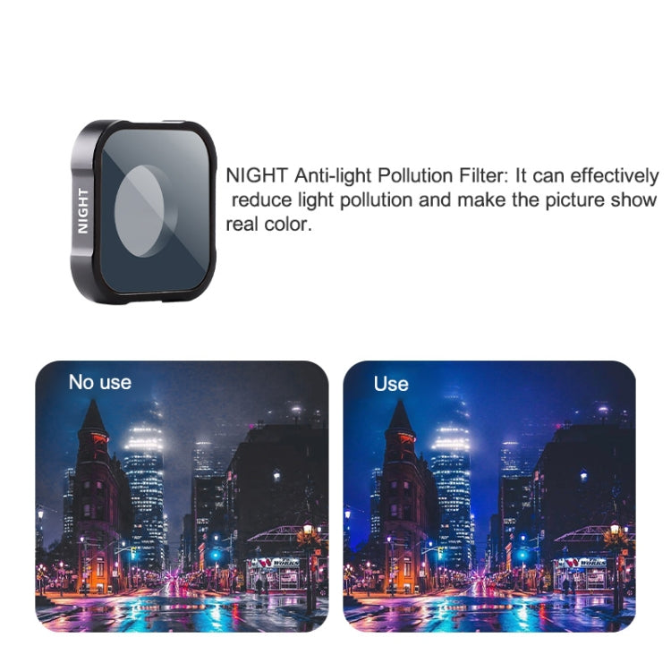 NIGHT Filter Lens for GoPro Hero11 Black/ Hero11 Black mini / HERO10 Black / HERO9 Black