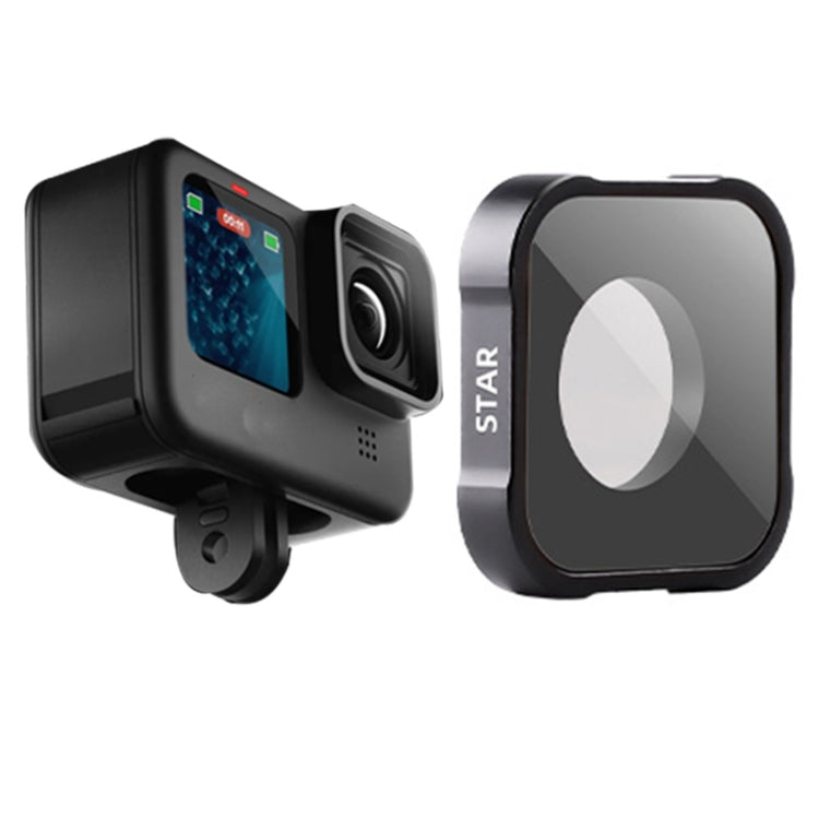 STAR Filter Action Camera Lens Filter for GoPro Hero11 Black / Hero11 Black mini / HERO10 Black / HERO9 Black