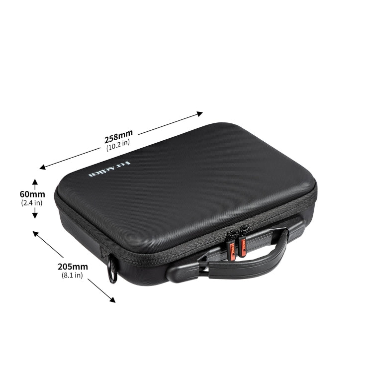 Portable Storage Box Case for DJI Osmo Action 4 Camera (Black)