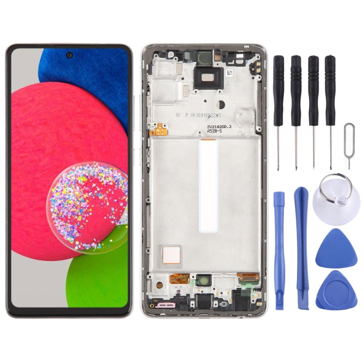 Samsung Galaxy A52S SM-A528B LCD Screen Digitizer Assembly with Frame (No Fingerprint Support)