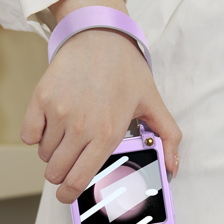 GKK Ultra-thin Handbag Phone Case for Samsung Galaxy Z Flip5 - White