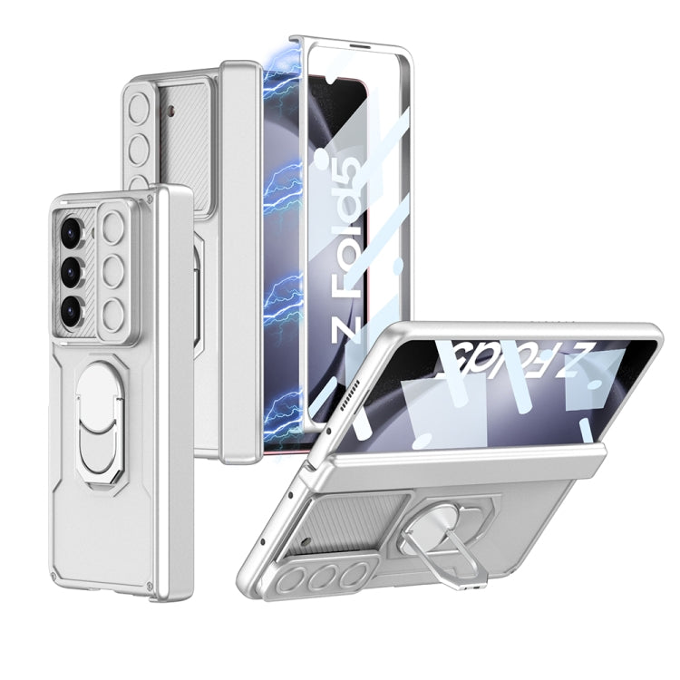Samsung Galaxy Z Fold5 Silver Integrated Folding Phone Case