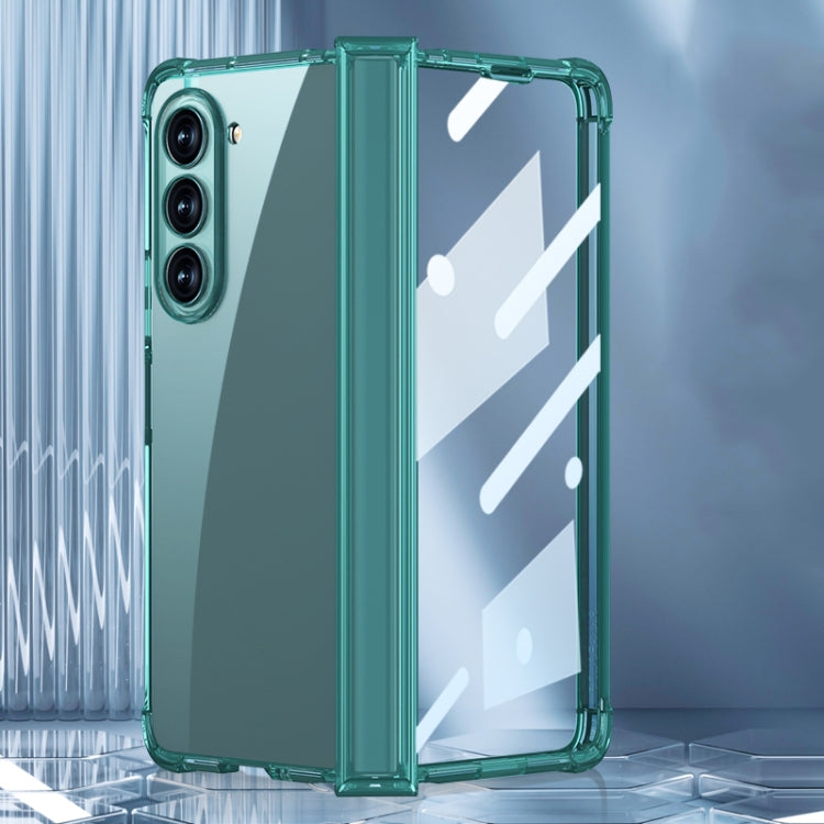 Green GKK Airbag Hinge Shockproof Phone Case for Samsung Galaxy Z Fold5