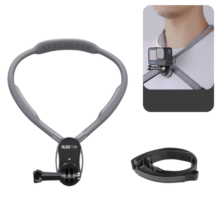 Flexible Wearable Neck Mount for Action Cameras and Phones