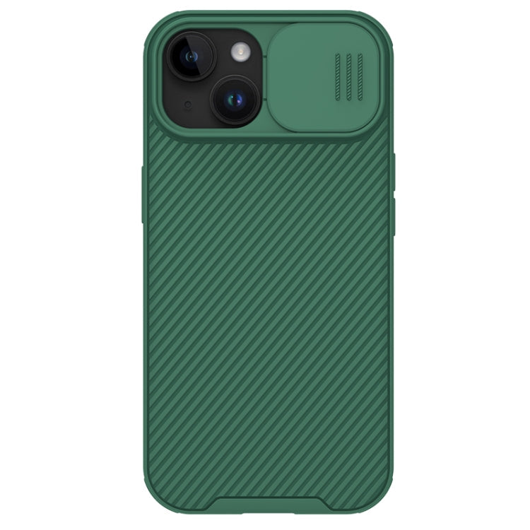 NILLKIN CamShield Pro PC Phone Case for iPhone 15 (Green)