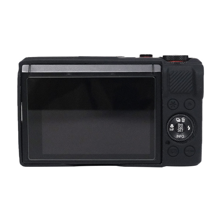 Canon PowerShot G7 X Mark III / G7X3 Soft Silicone Protective Case with Lens Cover (Black)