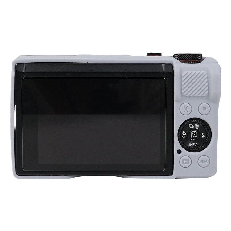 Canon PowerShot G7 X Mark III Soft Silicone Protective Case with Lens Cover - Grey