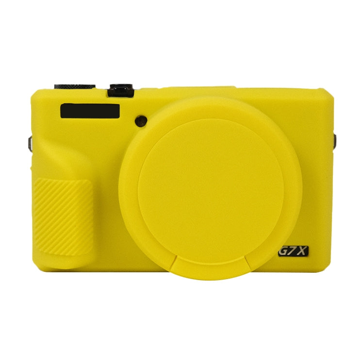 Canon PowerShot G7 X Mark III Silicone Case with Lens Cover - Yellow