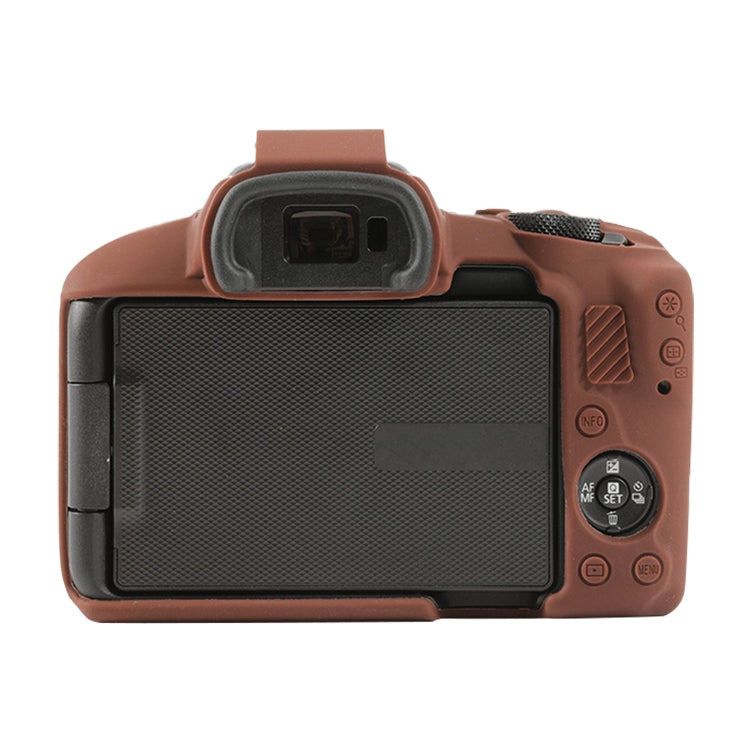 Canon EOS R50 Soft Silicone Protective Case (Coffee)