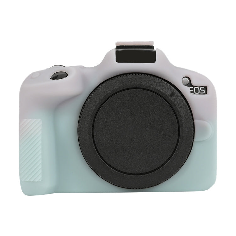 Canon EOS R50 Soft Silicone Protective Case (Jello Pink Green)
