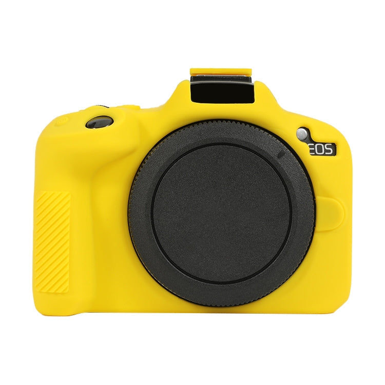 Soft Silicone Protective Case for Canon EOS R50 (Yellow)