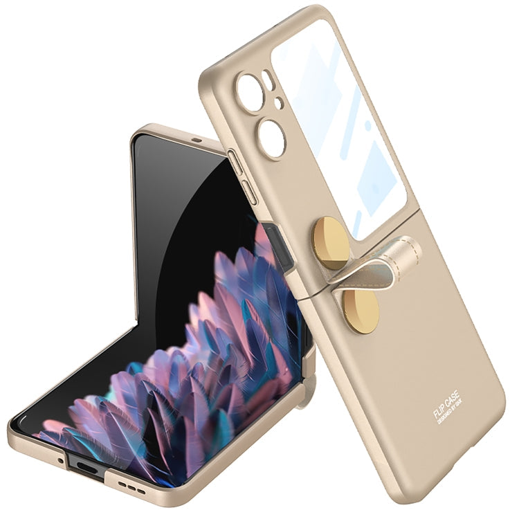 OPPO Find N2 Flip GKK Ultrathin Rotating Belt Phone Case (Purple)