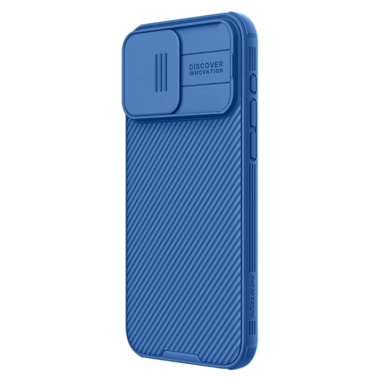 NILLKIN CamShield Pro Magnetic Magsafe Phone Case for iPhone 15 Pro Max (Blue)