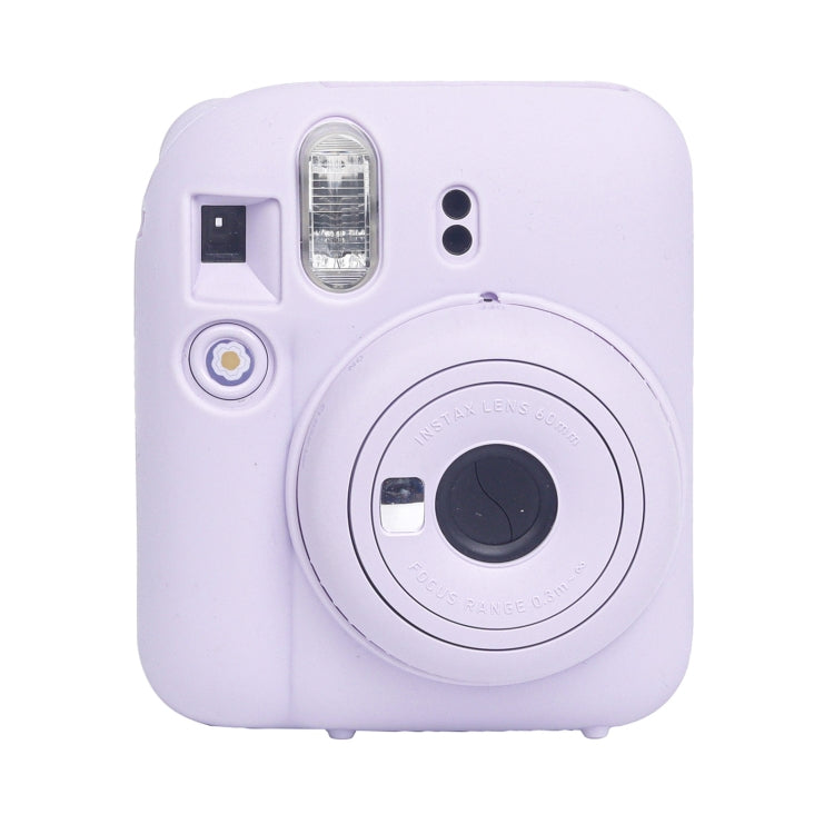 Purple Soft Silicone Protective Case for FUJIFILM instax mini 12 Camera