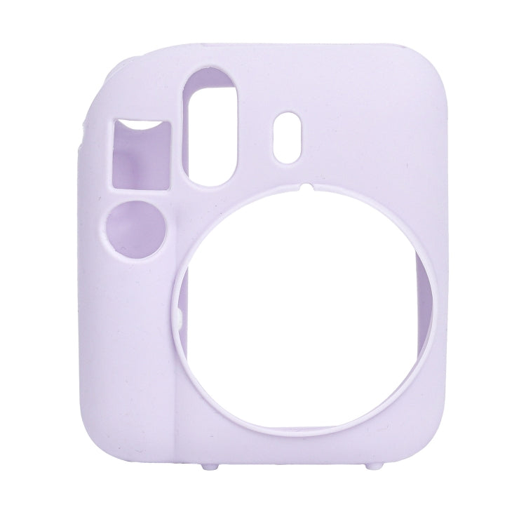 Purple Soft Silicone Protective Case for FUJIFILM instax mini 12 Camera