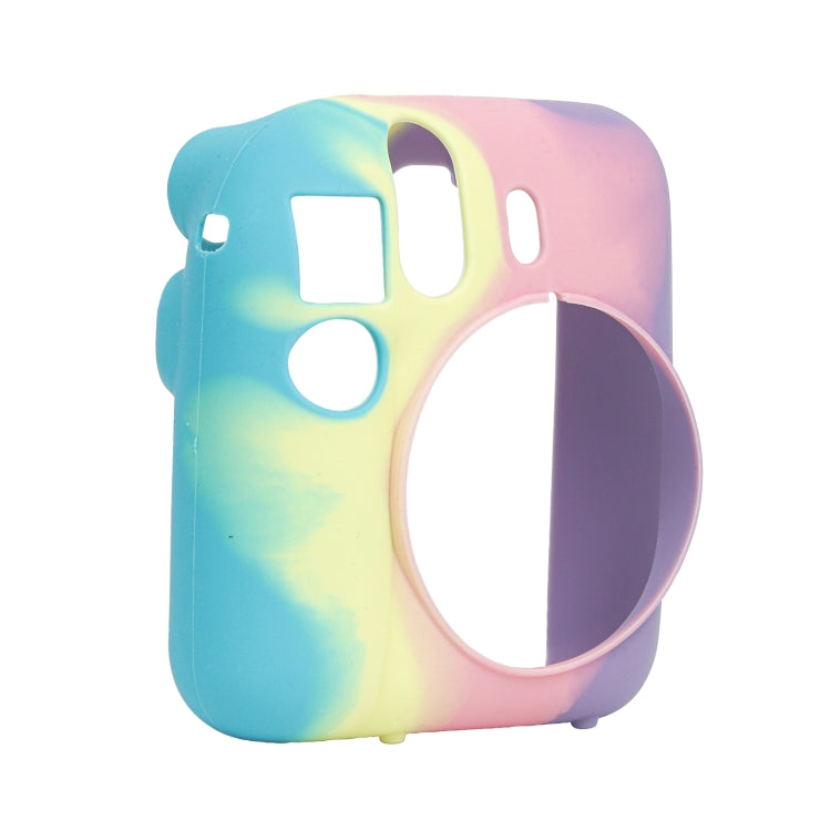 Soft Silicone Camera Protective Case for FUJIFILM instax mini 12 (Dark Blue Purple)