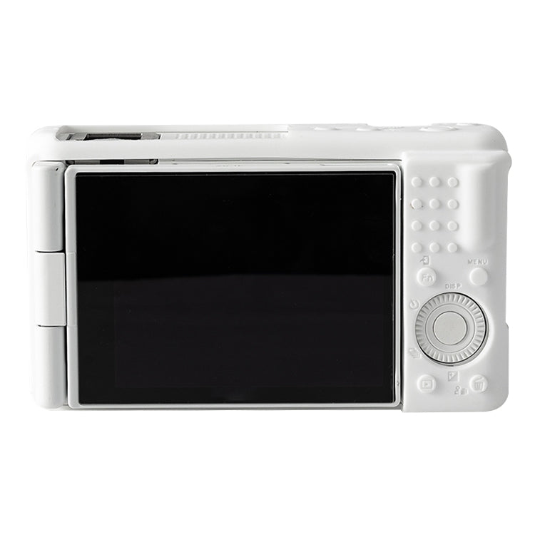 Soft Silicone Protective Case for Sony ZV-1F / ZV1 M2 (White)