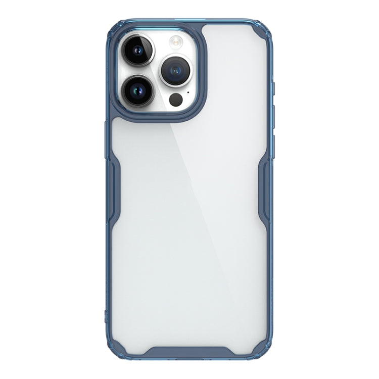 NILLKIN Ultra Clear PC + TPU Phone Case for iPhone 15 Pro Max (Blue)