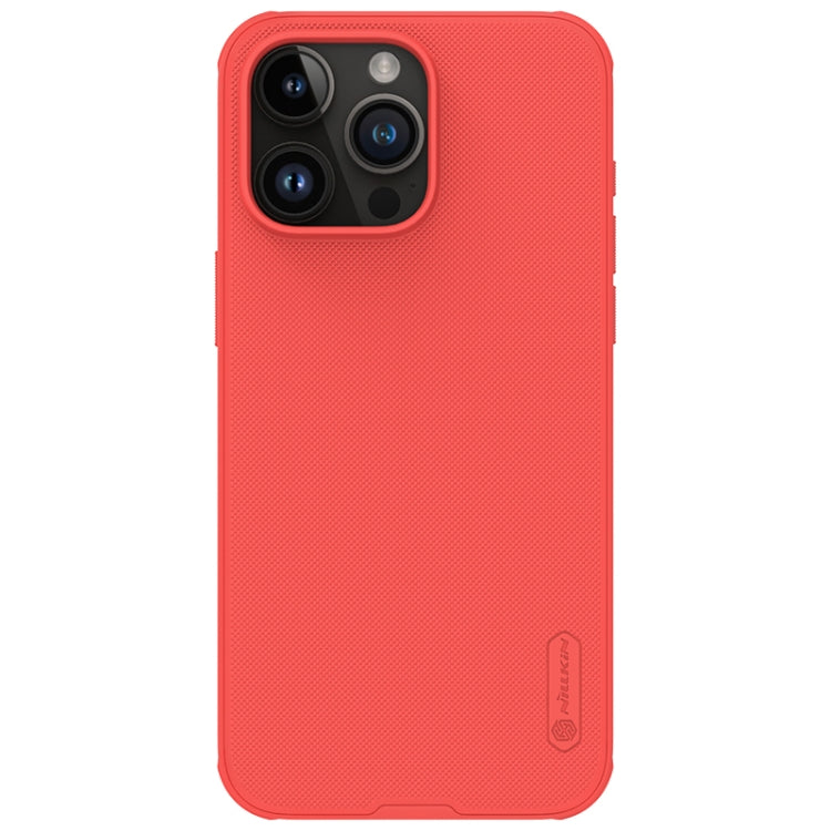 NILLKIN Frosted Shield Pro PC + TPU Phone Case for iPhone 15 Pro Max (Red)