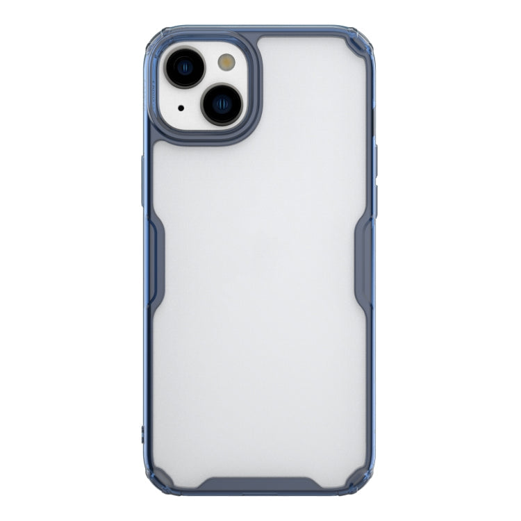 NILLKIN Ultra Clear PC + TPU Phone Case for iPhone 15 Plus (Blue)