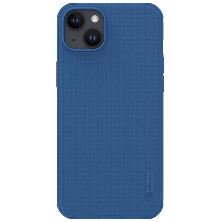NILLKIN Frosted Shield Pro PC + TPU Phone Case for iPhone 15 Plus (Blue)